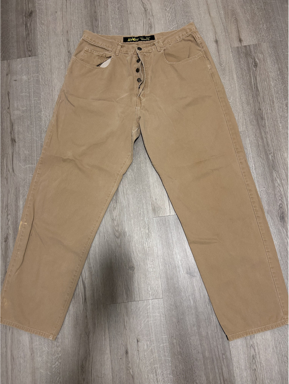 Vintage Dr.Martens AirWair Tan Wide Leg Pants W38L32